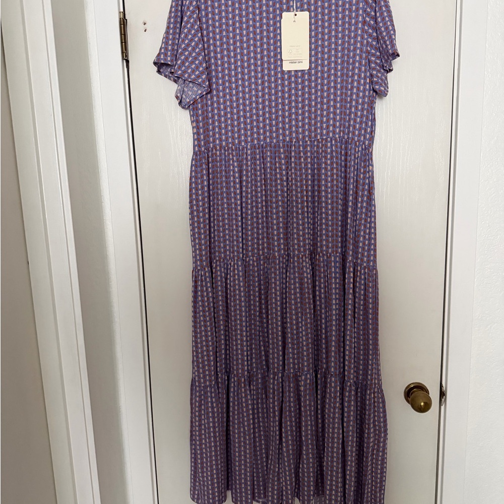 Mister Zimi Marloes Midi/Maxi Dress in Pampas, size 12, NWT